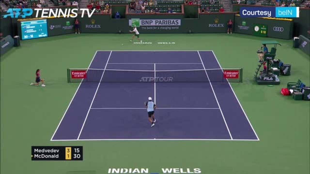 Magnificent Medvedev beats McDonald to cement I...