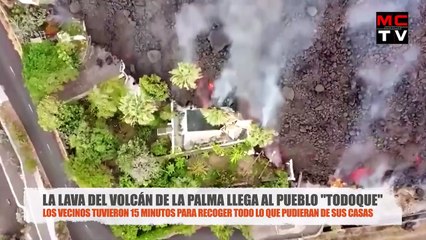 ÚLTIMA HORA_ Lava VOLCÁNICA arrasa pueblo en España (Erupción Volcán LA PALMA isla) Noticias 2021