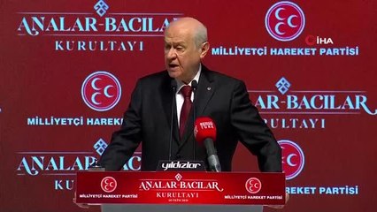 MHP Genel Başkanı Bahçeli: "2020 yılında 527 kadın, cinayete kurban gitmiştir.