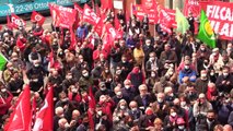 La manifestazione Cgil di Milano, Sala: 