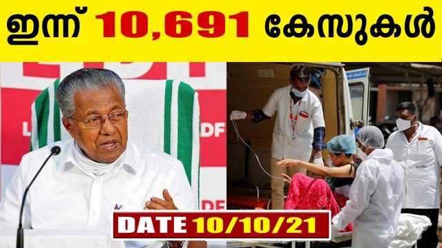 സംസ്ഥാനത്ത് ഇന്ന് 10,691 പേര്‍ക്ക് കോവിഡ്-19 സ്ഥിരീകരിച്ചു