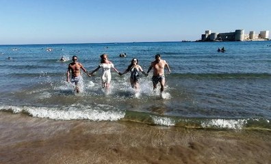 KIZKALESİ'NDE EKİMDE DE TATİLCİ YOĞUNLUĞU