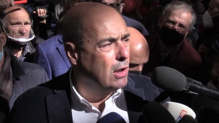 Zingaretti alla Cgil: "Non c'e' spazio per la cultura neofascista"