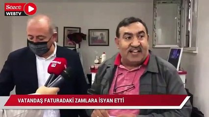 Vatandaş faturalardaki zamlara isyan etti: Bunun sonu ne olacak, nereye varacak?