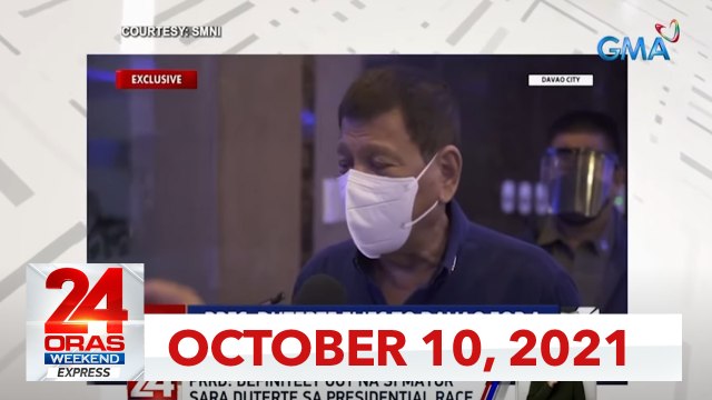 24 Oras Weekend Express: October 10, 2021 [HD]