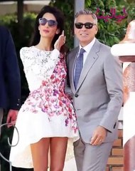 كالأميرات: تعرفي على تفاصيل إطلالات أمل كلوني في زفافها