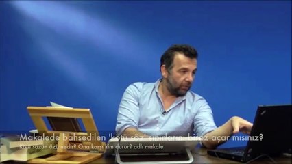 Makalede bahsedilen 'kötü söz' sınırlarını biraz açar mısınız?