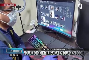 Detienen sujeto que se infiltraba en clases zoom para acosar a menores