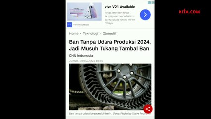 BAN TANPA UDARA PRODUKSI 2024, JADI MUSUH TUKANG TAMBAL