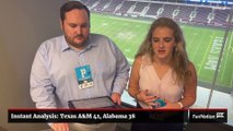 Instant Analysis: Texas A&M 41, Alabama 38