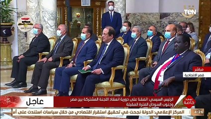 السيسي: مصر ستظل سندا قويا للأشقاء في جنوب السودان