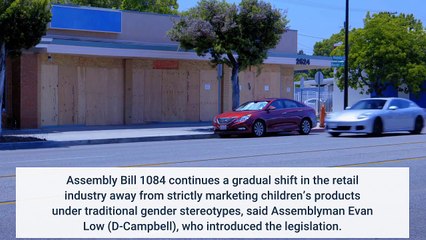 California will require large retailers to provide gender neutral toy