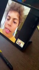 Filho de Rita Pereira faz videochamada com irmão