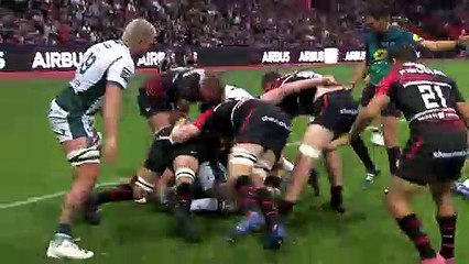 TOP 14 - Essai de Cyril BAILLE (ST) - Stade Toulousain - Section Paloise - J06 - Saison 2021/2022