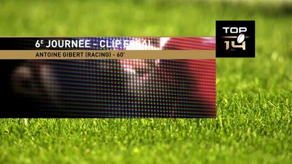 TOP 14 - Essai de Antoine GIBERT (R92) - Racing 92 - USA Perpignan - J06 - Saison 2021/2022