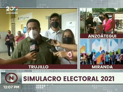 Candidato Gerardo Márquez resalta la alta participación del pueblo en el Simulacro Electoral