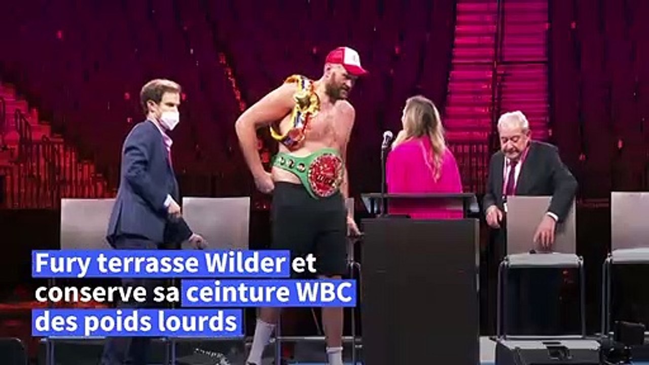 Boxe: Fury terrasse encore Wilder au terme d'un des plus grands combats de l'histoire