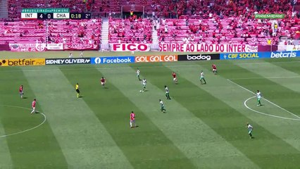 Rádio Bandeirantes: atraso da TV fez o 2º tempo de Inter x Chape entrar com 40 segundos de atraso (10/10/2021)