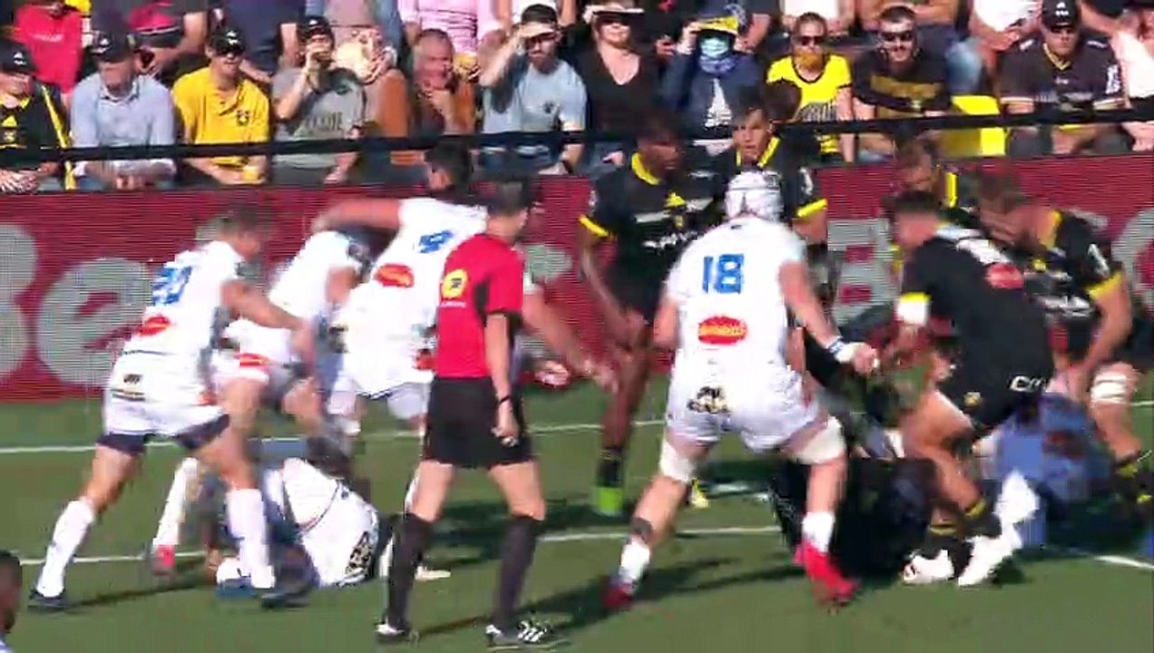 TOP 14 - Essai de Thomas COMBEZOU (CO) - Stade Rochelais - Castres Olympique - J06 - Saison 2021/2022