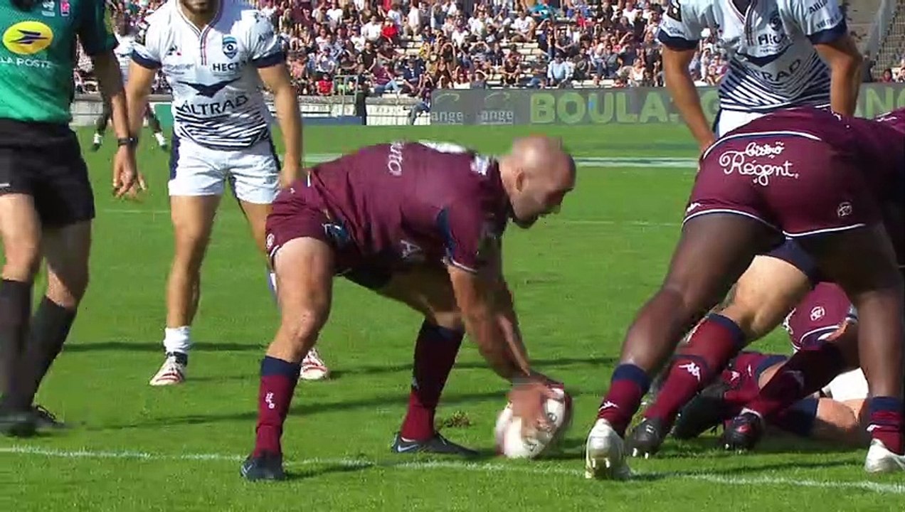TOP 14 - Essai de Masivesi DAKUWAQA (MHR) - Union Bordeaux-Bègles - Montpellier Hérault Rugby - J06 - Saison 2021/2022