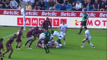 TOP 14 - Essai de Anthony BOUTHIER (MHR) - Union Bordeaux-Bègles - Montpellier Hérault Rugby - J06 - Saison 2021/2022