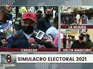 Nahum Fernández: Nuestro pueblo ha asumido el elemento de practicar su voto en este gran simulacro