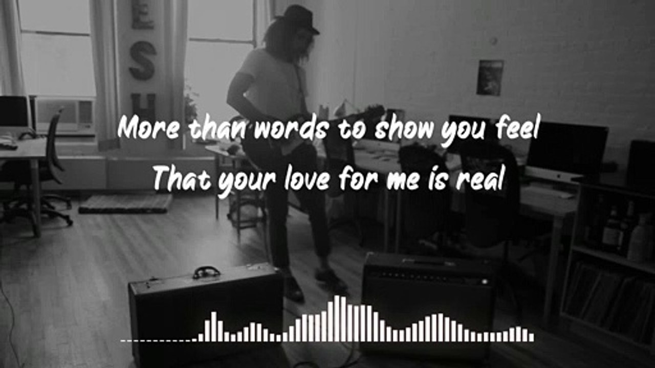 MORE THAN WORDS - Extreme Lyric (cover)