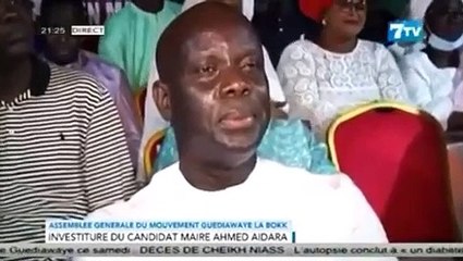 Guediawaye : avec le soutien de Malick Gackou, Ahmed Aidara  investi par la population
