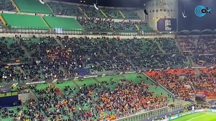 Así sonó el himno de España en Milán