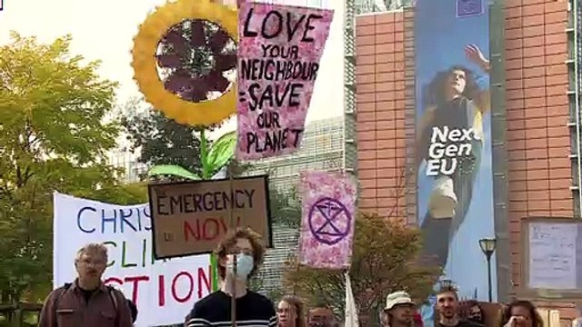 Марш За климат в Брюсселе