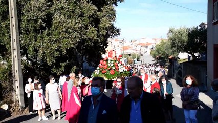 Procesión de Santa Bárbara en Bemposta (Portugal)
