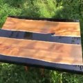black epoxy river table build diy crafts   DIY Epoxy Table - How To Woodworking Knew As A Beginner!