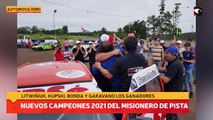 Nuevos campeones 2021 del Misionero de Pista