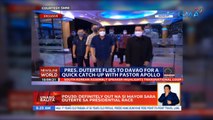 PDU30: Definitely out na si Mayor Sara Duterte sa presidential race | UB