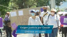 Familiares y pobladores de Tláhuac exigen justicia para Cesiah Chirinos, víctima de feminicidio