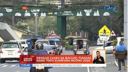 Dengue cases sa Baguio, tumaas nang 700% kumpara noong 2020 | UB