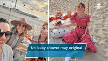 Así celebró Natalia Téllez el baby shower de su primogénito
