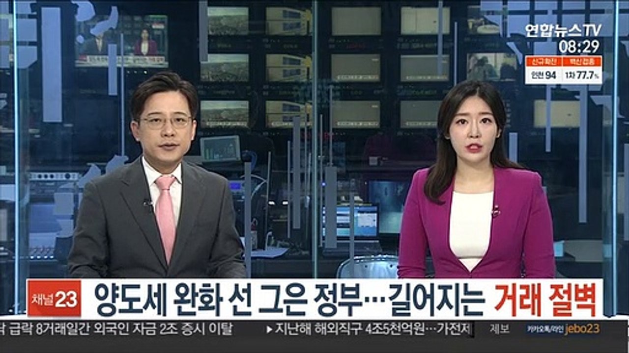 양도세 완화 선 그은 정부…심화하는 거래 절벽