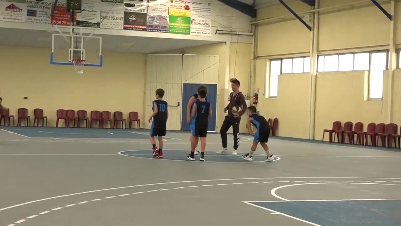 09.10.2021 U11 Poussins 1  Tursan Basket Chalosse  - Coteaux du Luy  1e Partie