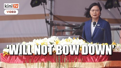 Taiwan leader says it won't be forced to bow to China