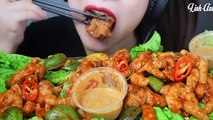 Spicy chicken feet mukbang eating show | ASMR mukbang