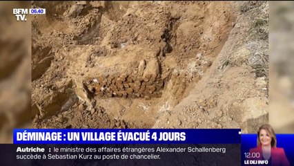 Télécharger la video: Un village va être totalement évacué pendant 4 jours après que 25 tonnes d'obus ont été retrouvés