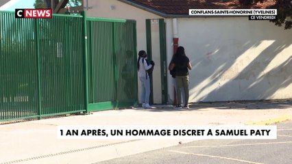 Un après, un hommage discret à Samuel Paty