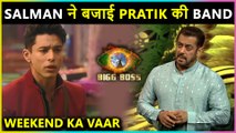 Bigg Boss 15 | Salman Khan's ANGRY REACTION On Pratik Sehajpal | Weekend Ka Vaar