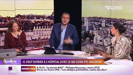 Les histoires de Charles Magnien : Il veut entrer à l'hôpital avec le QR Code d'Emmanuel Macron - 11/10