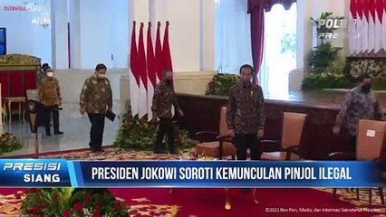 Presiden Jokowi Soroti Pinjol saat Buka OJK Virtual Innovation Day 2021