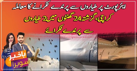 Birds collide with 2 flights in a single day at Karachi Airport
