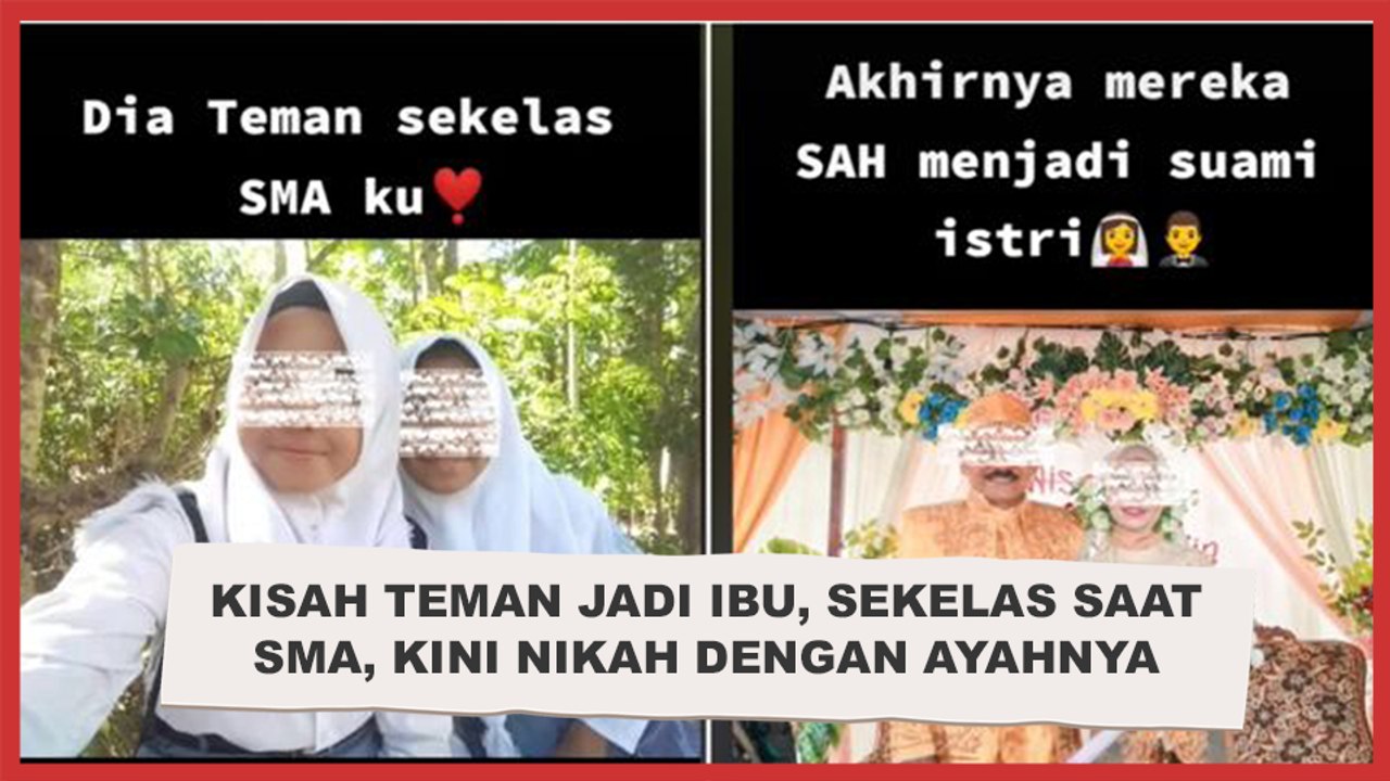 Viral Kisah Teman Jadi Ibu, Sekelas saat SMA, K...