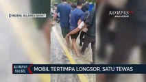 Mobil Tertimpa Longsor, Satu Tewas