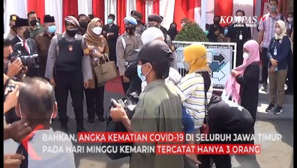 Angka Kematian Covid di Jatim Menurun